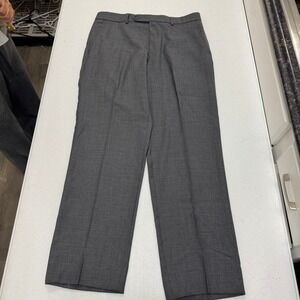 Ballin Comfort-EZE‎ Mens Super 120s Wool Dress Pants Gray Made in Canada 32x29.5